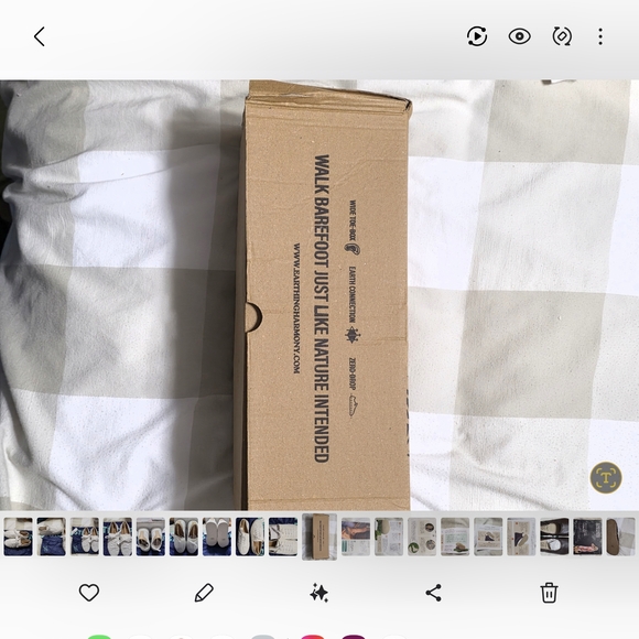 Earthing Harmony Elegant Brown Leather "Grounding" Ballet Flats - Picture 4 of 15